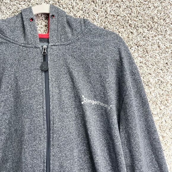 Orangetheory Jacket Men’s Large Grey Full Zip Up Hooded - Picture 2 of 6